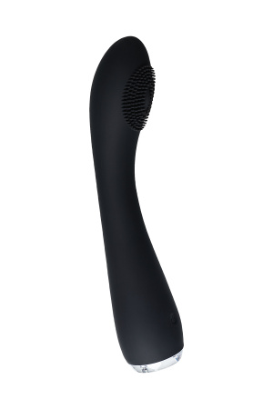 Вибратор  PPP SHIO-PRO BLACK,черный, силикон, 21 см